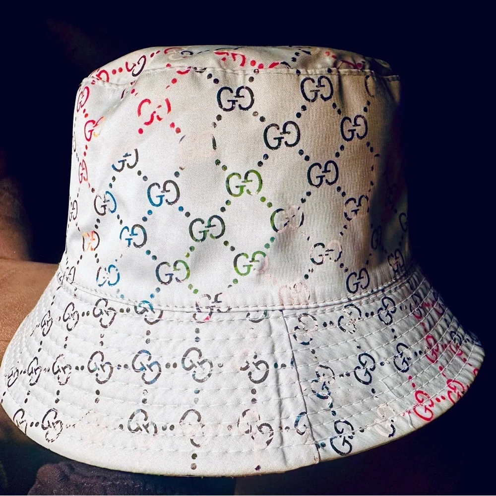 You Gotta Regatta Light Blue Gucci Summer Unisex Bucket Hat Monogram - Picture 3 of 16